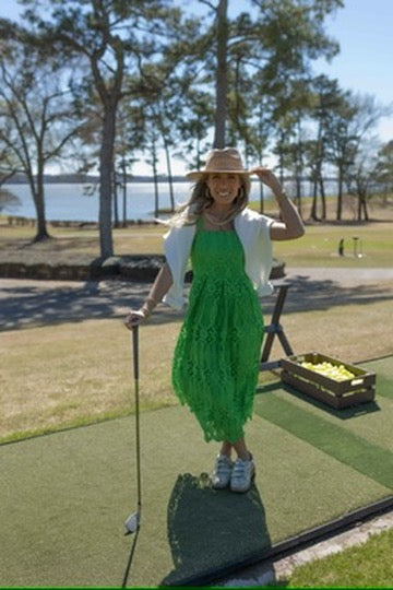 Alexis Green Midi Dress
