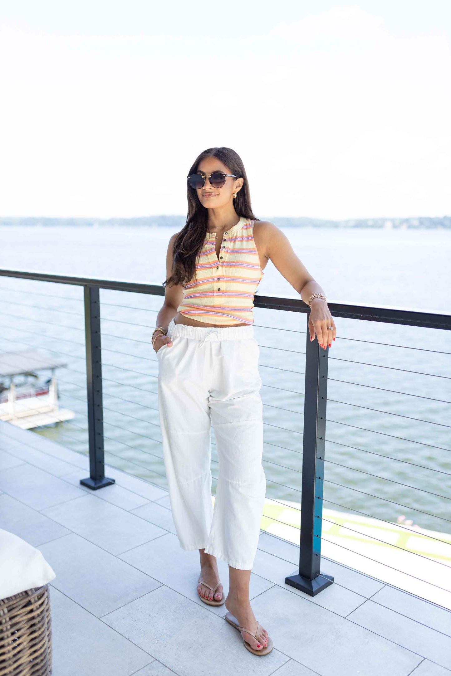 Game Day Pant - White