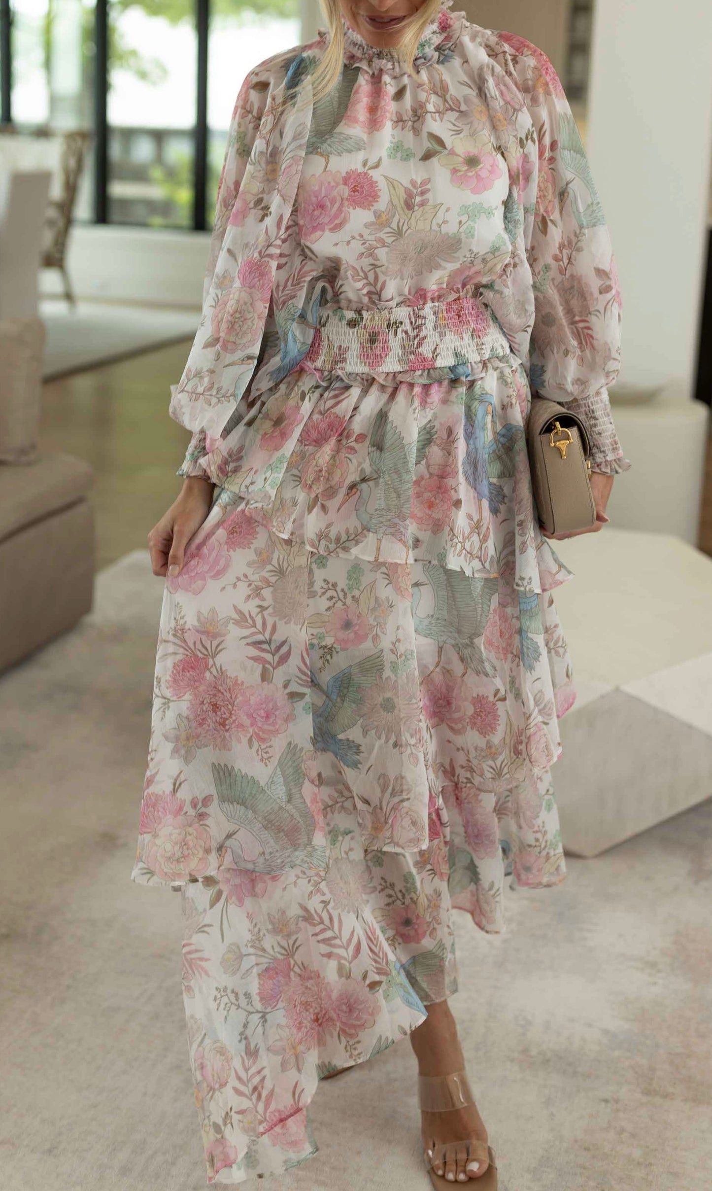 Orchid - Heron Ivory Dress