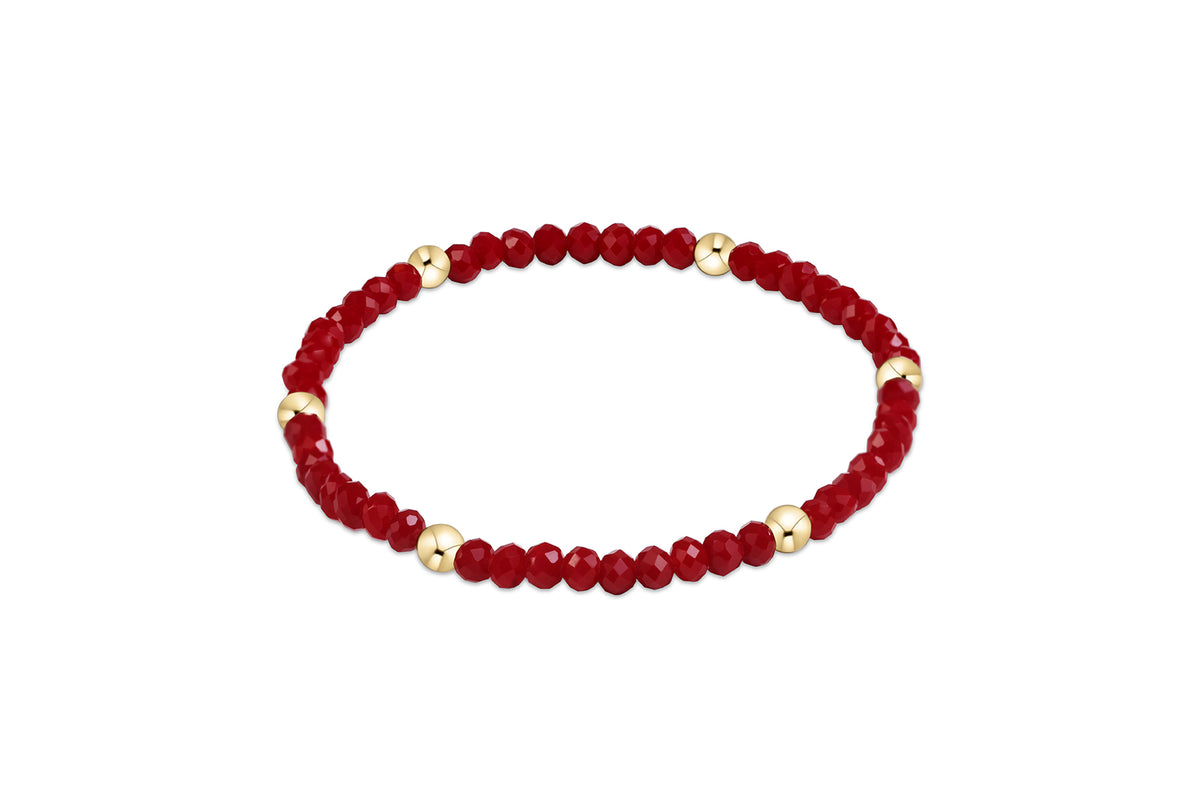 ENEWTON - Gameday Flirty Presence Bracelet - Crimson