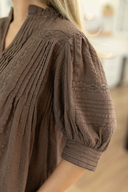 Miri Top - Brown