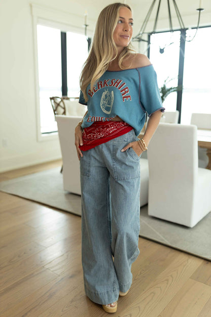 FP - Breezy Denim Pull On - Dusk