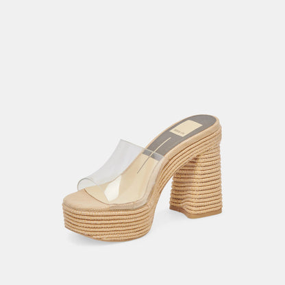 Lichia Heels - Natural Vinyl