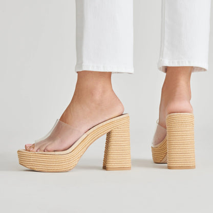 Lichia Heels - Natural Vinyl