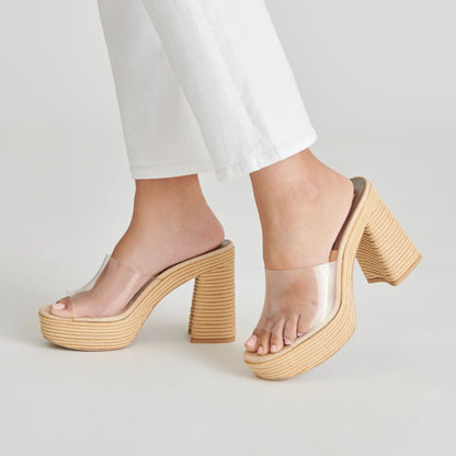 Lichia Heels - Natural Vinyl