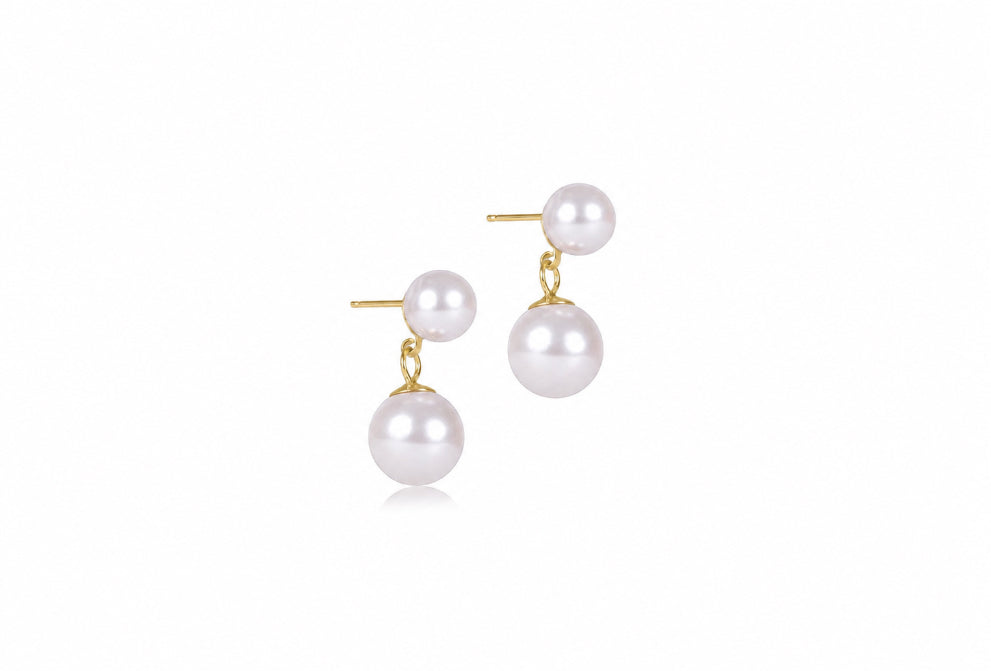 ENEWTON - Classic Pearl 8mm Drop Stud - Pearl