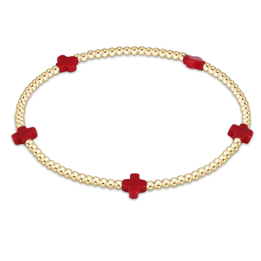 Egirl - Signature Cross Small 2mm - Red