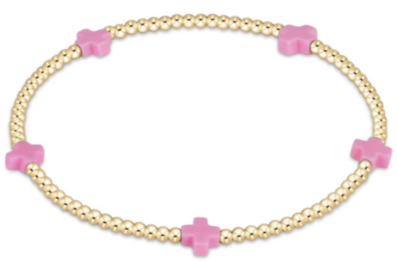 Egirl - Signature Cross Small 2mm - Bright Pink