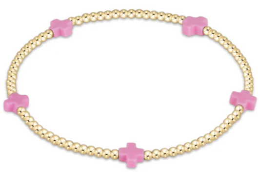 Egirl - Signature Cross Small 2mm - Bright Pink