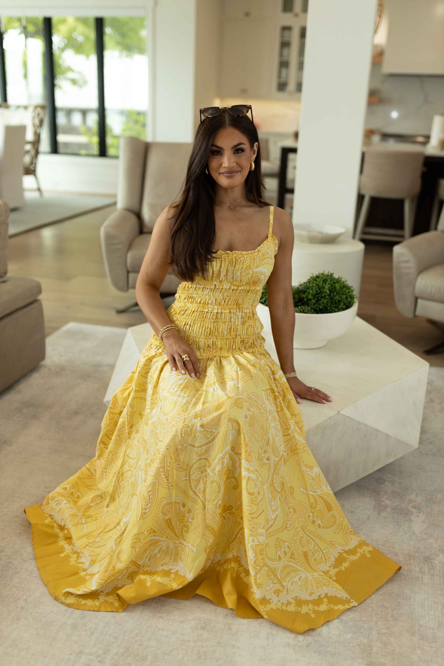 Summer Dress - Yellow Mustard