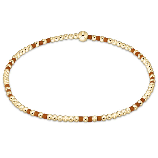 Gameday Hope Joy Pattern 2mm Bead Bracelet (Colors)