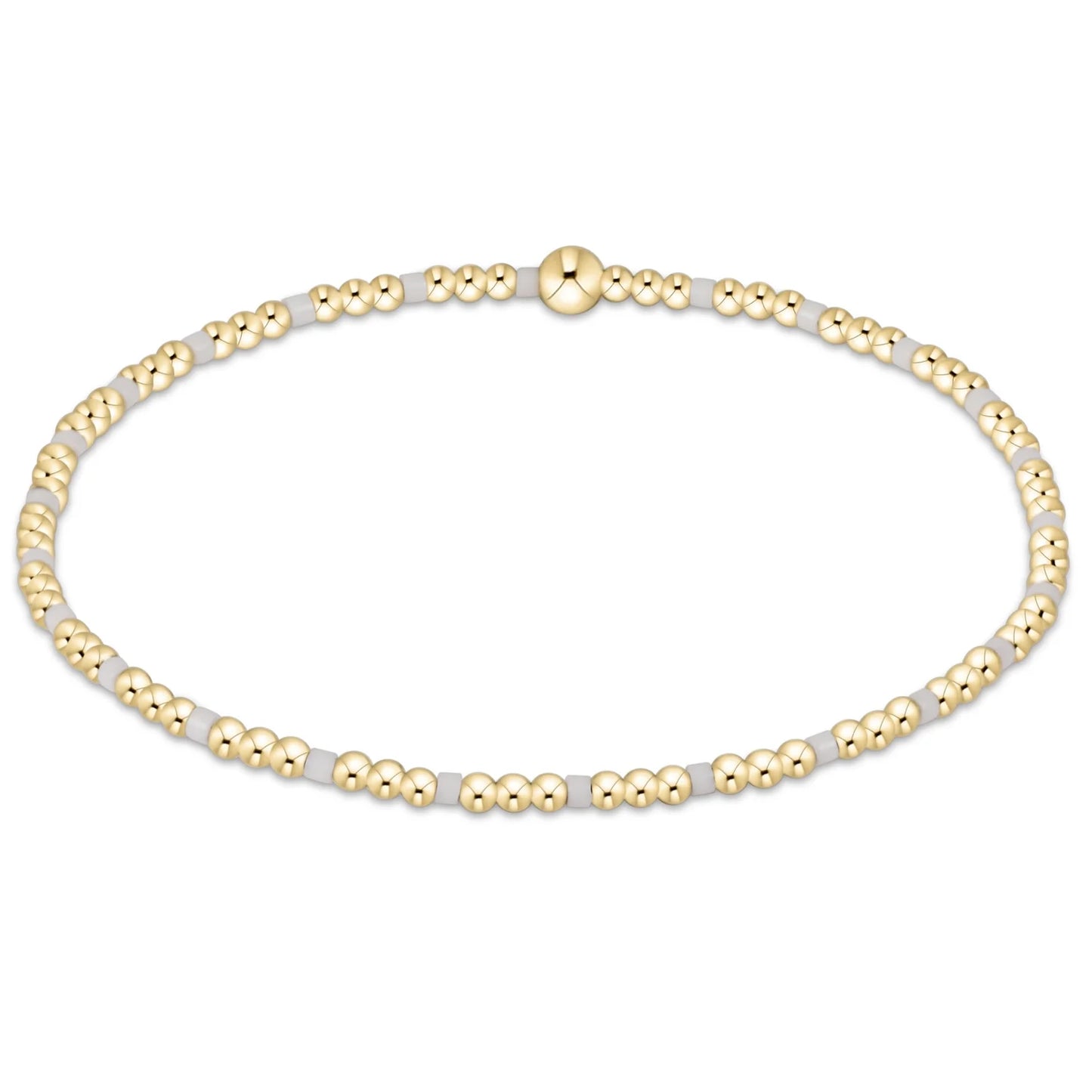Gameday Hope Sincerity Pattern 2mm Bead Bracelet (Colors)