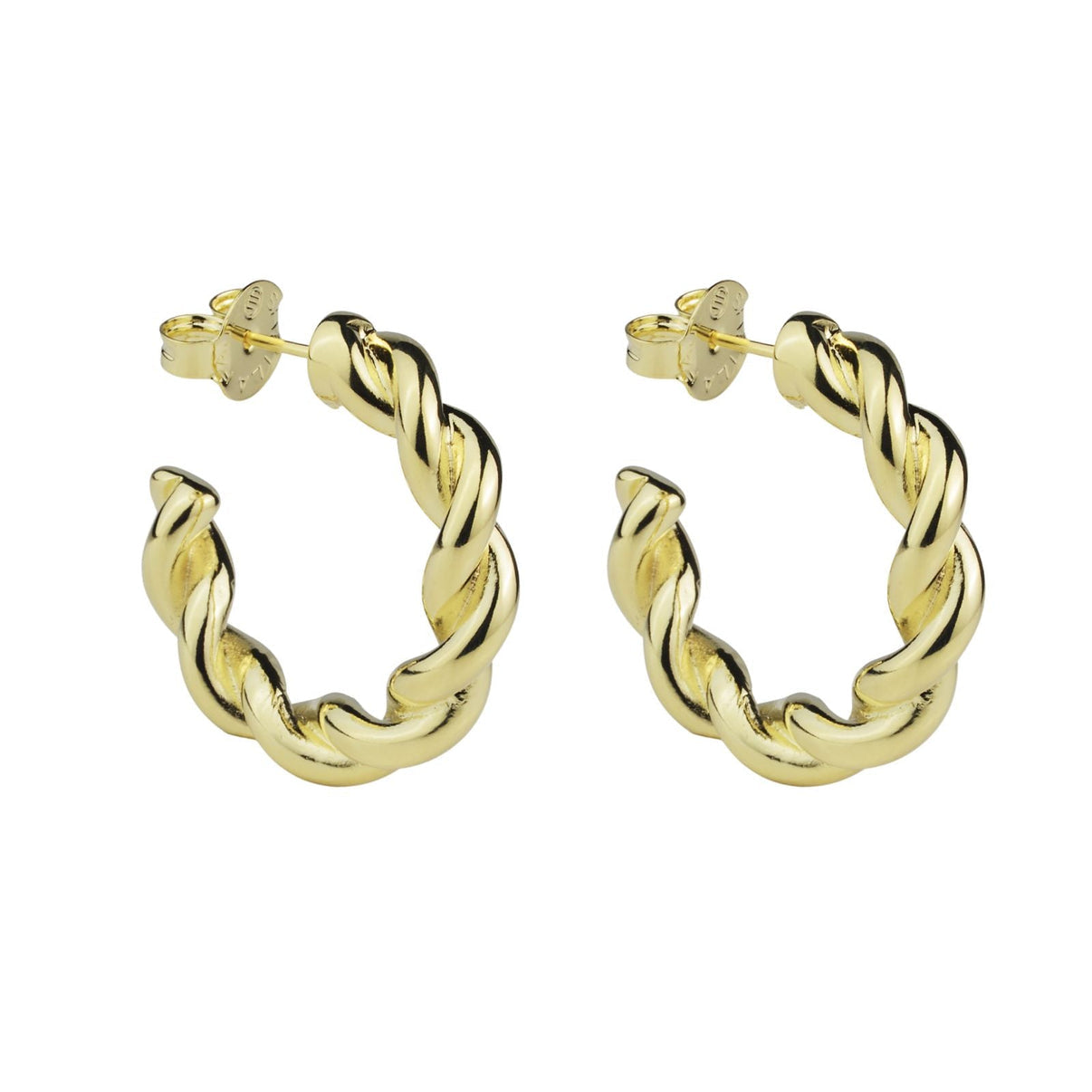 SF Small Twisted Hoops