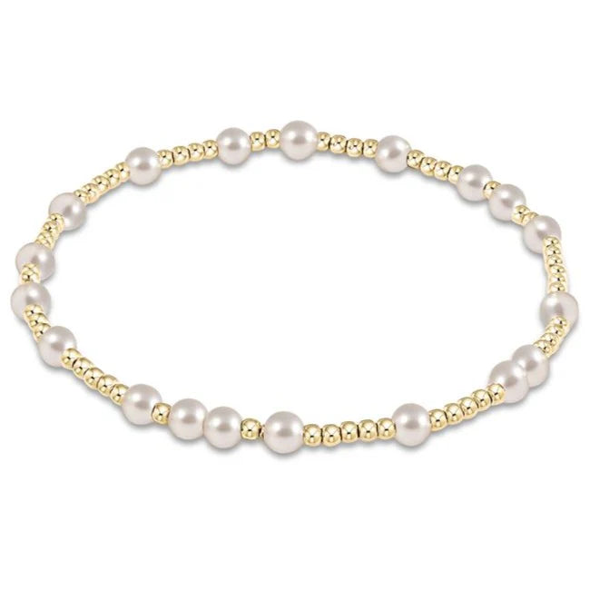 ENEWTON EXTENDS - HOPE UNWRITTEN BEAD BRACELET - PEARL