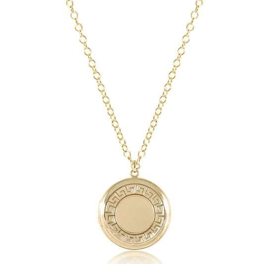 ENEWTON - 16" Necklace Gold - Cherish Medium Gold Locket