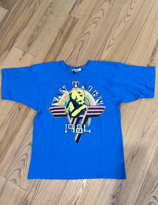 Van Halen 1984 Oversized Jersey - Washed Cobalt
