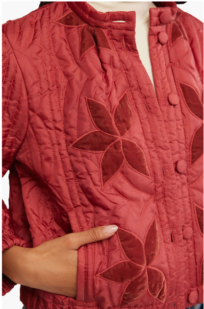 Quinn Quilted Jacket - Marsala