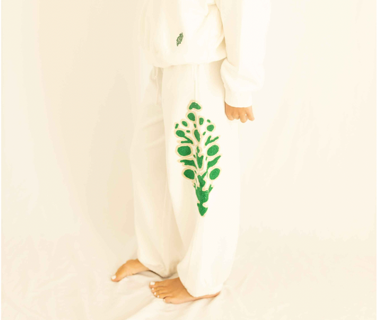 All Star Pant Embroidered - White Logo