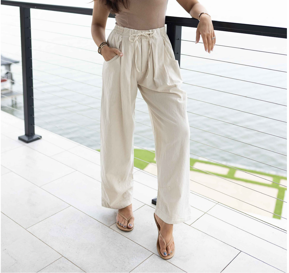Chambers Laid Back Pull On Pant - Summer Sand