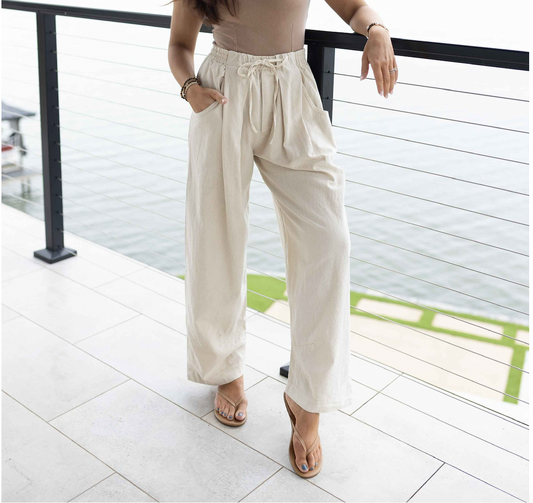 Chambers Laid Back Pull On Pant - Summer Sand