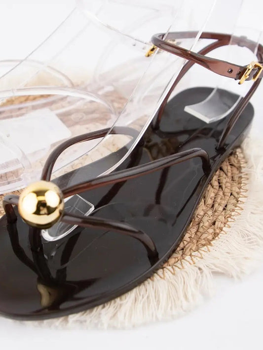 Jelly Sandals - Brown