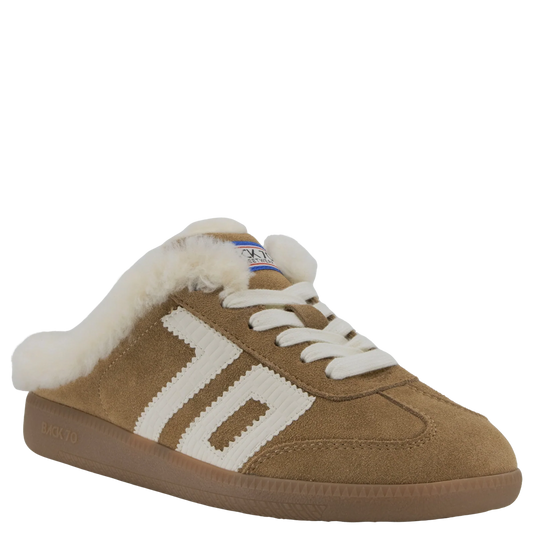Back 70 - Easter FL in Tobacco White - Backless Sneakers