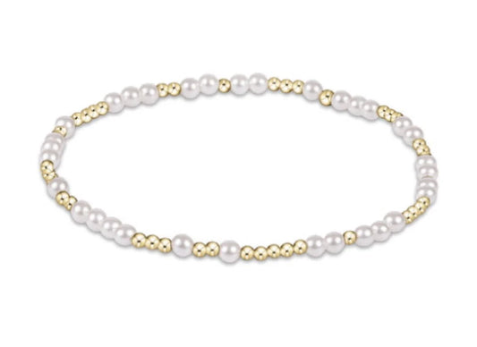 ENEWTON EXTENDS - HOPE UNWRITTEN BEAD BRACELET - PEARL