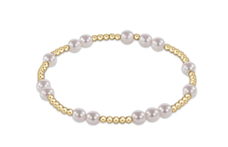 ENEWTON EXTENDS - HOPE UNWRITTEN BEAD BRACELET - PEARL