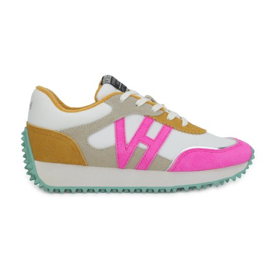 Vintage Havana - Cosmic 9 Sneaker - Mustard/Neon Pink