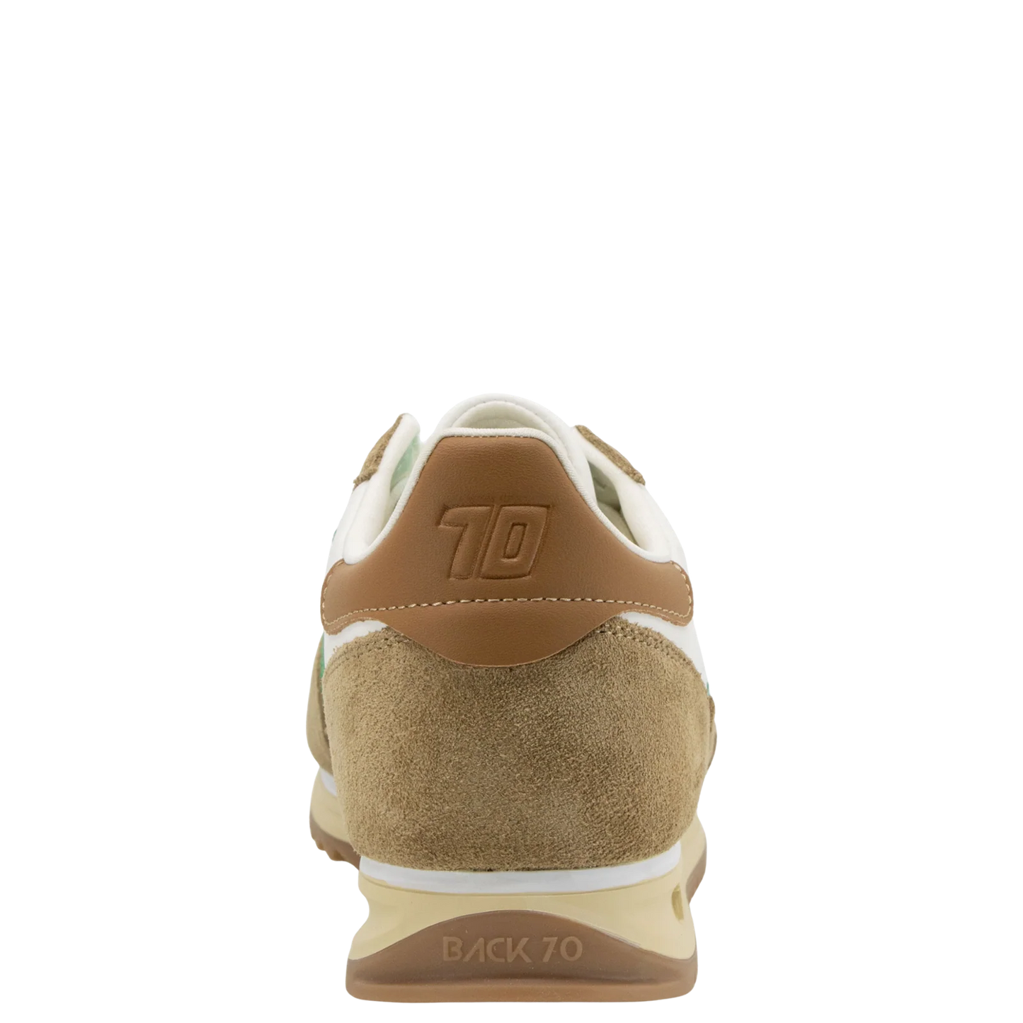 Back 70 - White Camel Green - Sneakers