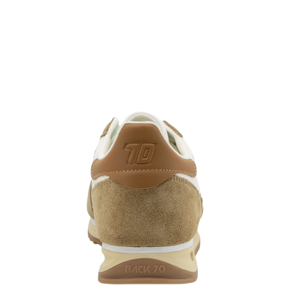 Back 70 - White Camel Green - Sneakers