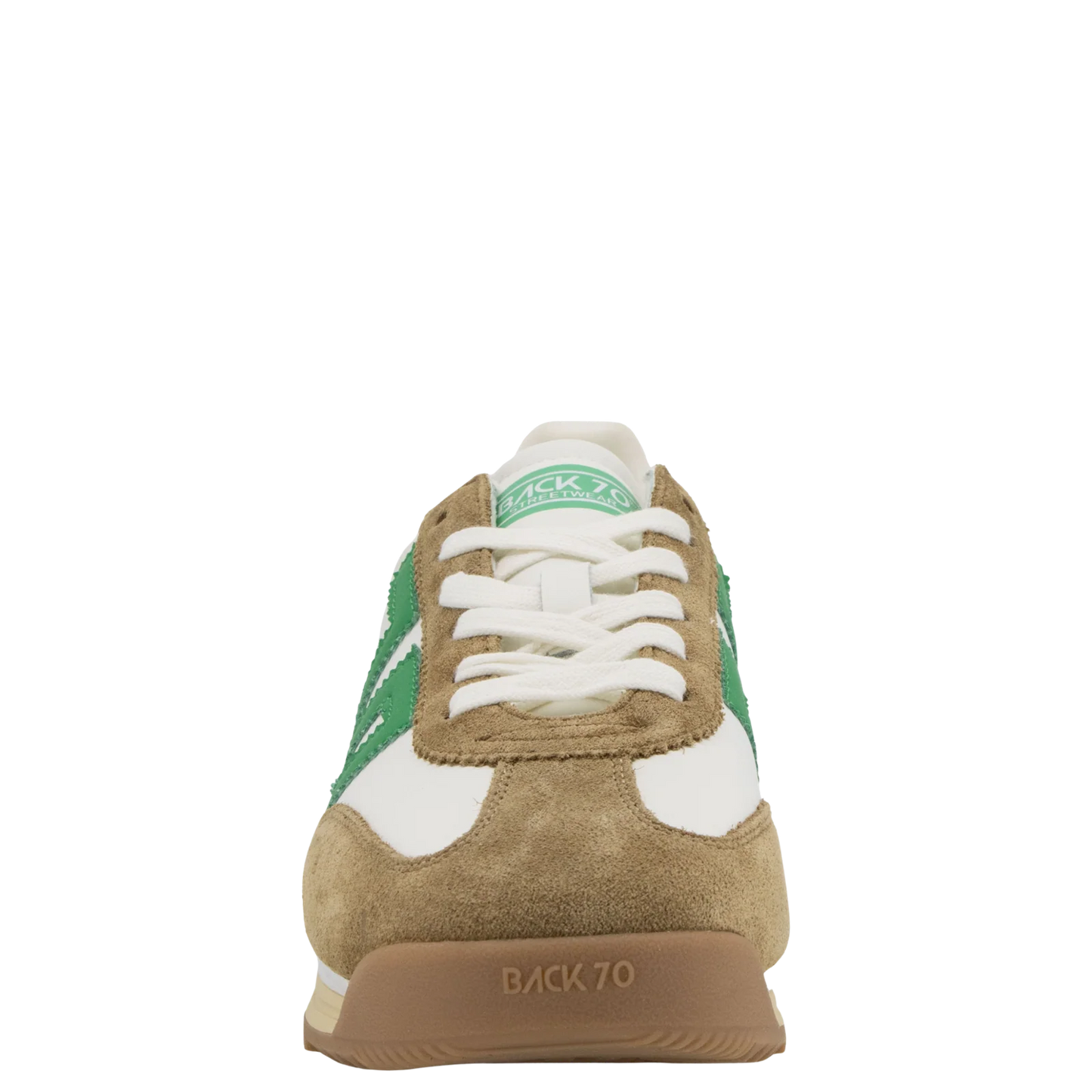 Back 70 - White Camel Green - Sneakers