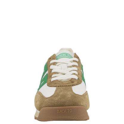 Back 70 - White Camel Green - Sneakers