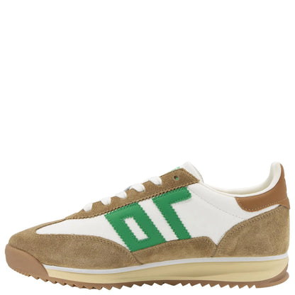Back 70 - White Camel Green - Sneakers