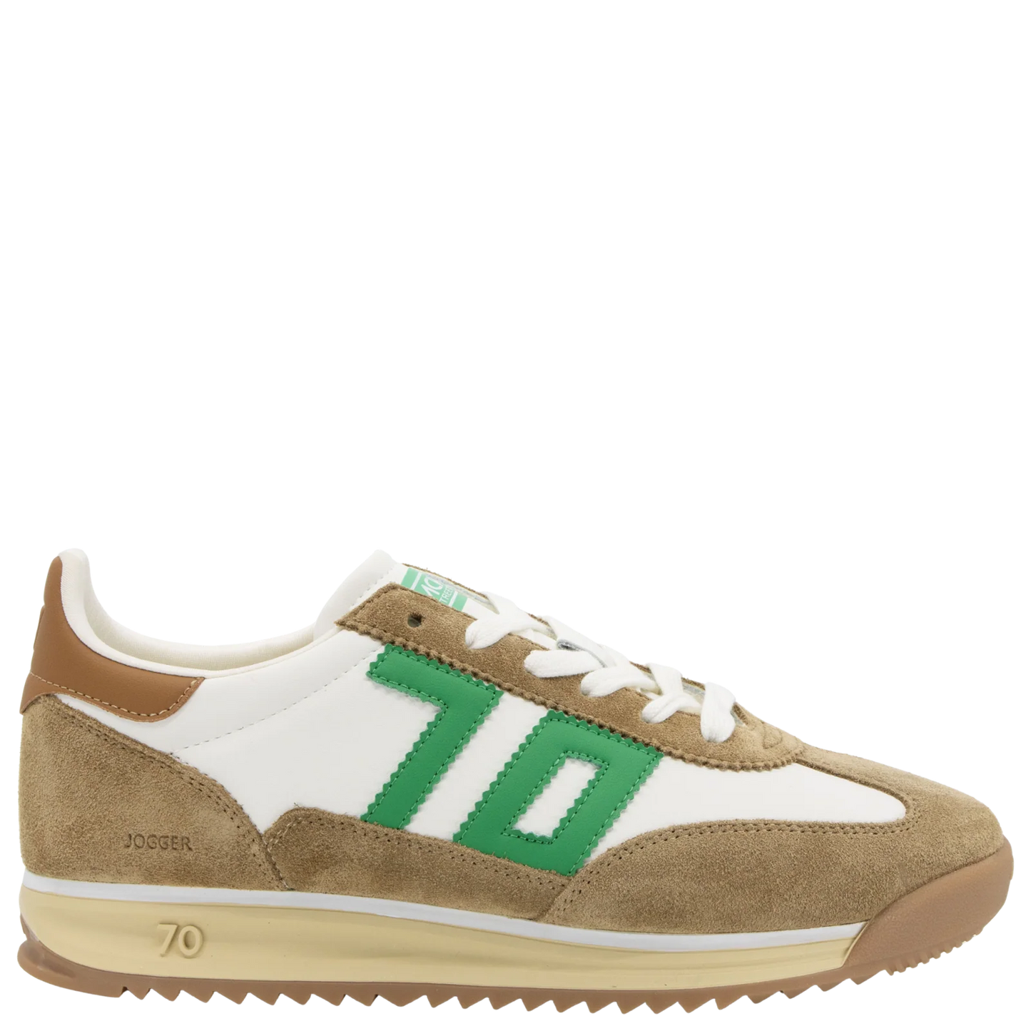 Back 70 - White Camel Green - Sneakers
