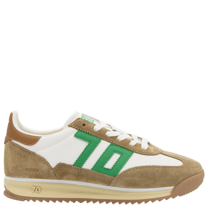 Back 70 - White Camel Green - Sneakers