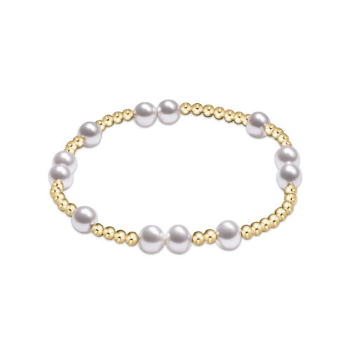 ENEWTON EXTENDS - HOPE UNWRITTEN BEAD BRACELET - PEARL